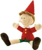 A plush toy of a character with a red hat and red jacket. Produktbild-Vorschau