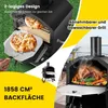 2-lagigem Pizza Ofen mit Grillrost & Pizzastein & Produktbild-Vorschau 3