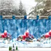 heimtexland ® Scheibengardine Weihnachten Deko Gardine Produktbild-Vorschau 1
