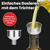 Grillx Olivenöl Glasflasche 500ml – mit Ausgießer, Trichter Produktbild-Vorschau 3