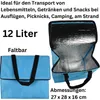Kühltasche 12 Liter ca. 27 x 28 x 16 cm Produktbild-Vorschau 7