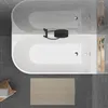Corciano Vorwandbadewanne Pula Rechts 160x75 cm Weiß | Produktbild-Vorschau 5