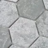 Keramikmosaik Comtessa Hexagon Zementoptik Dunkelgrau Produktbild-Vorschau 2