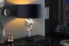 Extravagante Tischlampe SKULL 56cm schwarz silber Metall Produktbild-Vorschau 2
