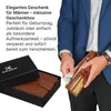 Leder Geldbörse Herren Portemonnaie RFID Querformat Produktbild-Vorschau 8