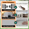A comparison of two types of sheds, highlighting material differences. Náhled obrázku produktu