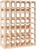 vidaXL Weinregal 70x33x94 cm Massivholz Kiefer Produktbild-Vorschau 1