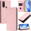 Litchi Leder Handyhülle für TCL 20R Wallet Kartenfächer Produktbild-Vorschau 1