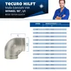 tecuro Winkel 90° Edelstahl V4A (AISI 316), IG x IG 1/2 Produktbild-Vorschau 5