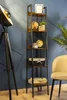 Półka drabinkowa 5 poziomów LOFT czarno-brązowa 170x30x34 Podgląd zdjęcia produktu 13