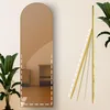 Standspiegel MALAGA - Glas Gold glanz 50x3x160 cm | Produktbild-Vorschau 6
