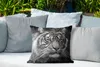 MuchoWow® Outdoor Kissen - Tiger - Wild - Schwarz - Weiß - Produktbild-Vorschau 4