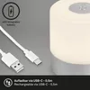 BRILONER LED dobíjacia stolná lampa, 7 cm, dotyková, USB-C, Náhľad obrázku produktu 9