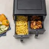 Friggitrice ad aria con cestelli doppi 2X4L 2400W - 182068 Anteprima dell’immagine prodotto 19