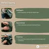Instructions for attaching a cover to an object. Produktbild-Vorschau