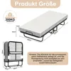 Łóżko dla gości Jayseuw 90 x 200 cm, składane, nośność do Podgląd zdjęcia produktu 2