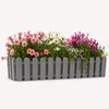Blumenkasten mit Wasserspeicher Nessa 75 cm Grau Produktbild-Vorschau 2