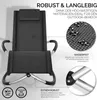 tillvex® Záhradné lehátko Black Relax Lounger Lehátko na Náhľad obrázku produktu 4