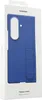 A Samsung Galaxy Z Fold 7 silicone case in blue, presented in its retail packaging. Náhľad obrázku produktu