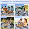 Sekey 200x200 cm Picknickdecke Campingdecke XXL Strand Produktbild-Vorschau 5