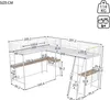 Okwish patrová postel 90x200 cm, dvě patrové postele se Náhled obrázku produktu 7
