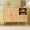 Merax Sideboard mit gewölbten Türen, Kommode mit 2 Produktbild-Vorschau 2