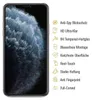 A smartphone screen protector with feature callouts. Produktbild-Vorschau