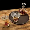 Set di bicchieri da caraffa per whisky in vetro cristallo Anteprima dell’immagine prodotto 5