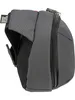Close-up side view of a gray backpack. Anteprima dell’immagine prodotto