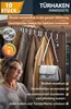 Lindenstein Türhaken Innenseite, 10er Set - Edelstahl Produktbild-Vorschau 2