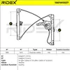 RIDEX 1561W0027 Elektrischer Fensterheber Vorne Links für Produktbild-Vorschau 5