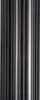 A close-up view of a ribbed, metallic surface, likely part of an outdoor lamp. Voir les images du produit