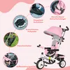 HOMCOM 6-in-1 Dreirad mit Schubstange, Kinderdreirad mit Produktbild-Vorschau 6