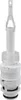 A white toilet flush valve on a white background. Produktbild-Vorschau