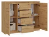 Topeshop 2D4S ARTISAN, Eiche, 4 Schublade(n), Partikelbord, Produktbild-Vorschau 6