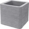Pflanzkübel "Struktur Optik" 30x30x27 cm in Grau Produktbild-Vorschau 1
