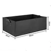 A black fabric grow bag with dimensions indicated. Produktbild-Vorschau