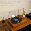 MzeliKing vinylový gramofon, retro gramofon, dřevěná stolní Náhled obrázku produktu 4