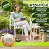 Set da 4 sedie da giardino tillvex® impilabili e resistenti Anteprima dell’immagine prodotto 6