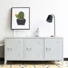 Armoire TV 'Kotka' avec 3 portes métal 113 x 40 x 58 cm Voir les images du produit 1
