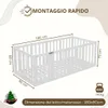 Crazy Pine Kinderbett 90x180 cm – Weiß - Montessori Produktbild-Vorschau 12