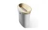 A product shot of a white and gold air purifier against a white background. Podgląd zdjęcia produktu