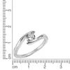 F Ring 925/- Sterling Silber weiß 054 (17,2) Zirkonia weiß Produktbild-Vorschau 2