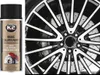 A product shot of a spray can next to a close-up of a car wheel and brake caliper. Anteprima dell’immagine prodotto