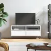 vidaXL TV Schrank Weiß 100x34,5x44,5 cm Holzwerkstoff - Produktbild-Vorschau 1