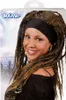 Rasta Perücke mit Stirnband für Damen Produktbild-Vorschau 3