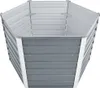 vidaXL Lit surélevé de jardin Acier galvanisé 129x129x77 cm Voir les images du produit 2