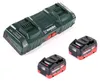 Metabo Set de base: 2x Batteries LIHD 5,5Ah + Chargeur Voir les images du produit 2