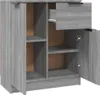 vidaXL Kredens szary Sonoma 60x30x70 cm Materiał Podgląd zdjęcia produktu 7