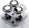 A close-up, angled view of a smartphone camera lens protector, showing its metallic finish and the individual lens covers. Produktbild-Vorschau